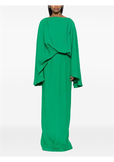 Abito maxi eolia in verde smeraldo Taller marmo  - donna TALLER MARMO | TMRA2503501